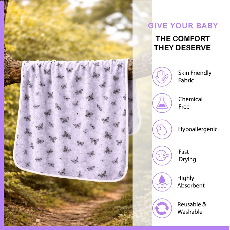 BUTTERFLY AOP HOOD-BLANKET