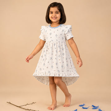 Scatter Dress - Sparrow Print