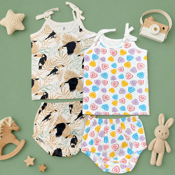 Knotted Jablas - Crew Print/Candy Heart
