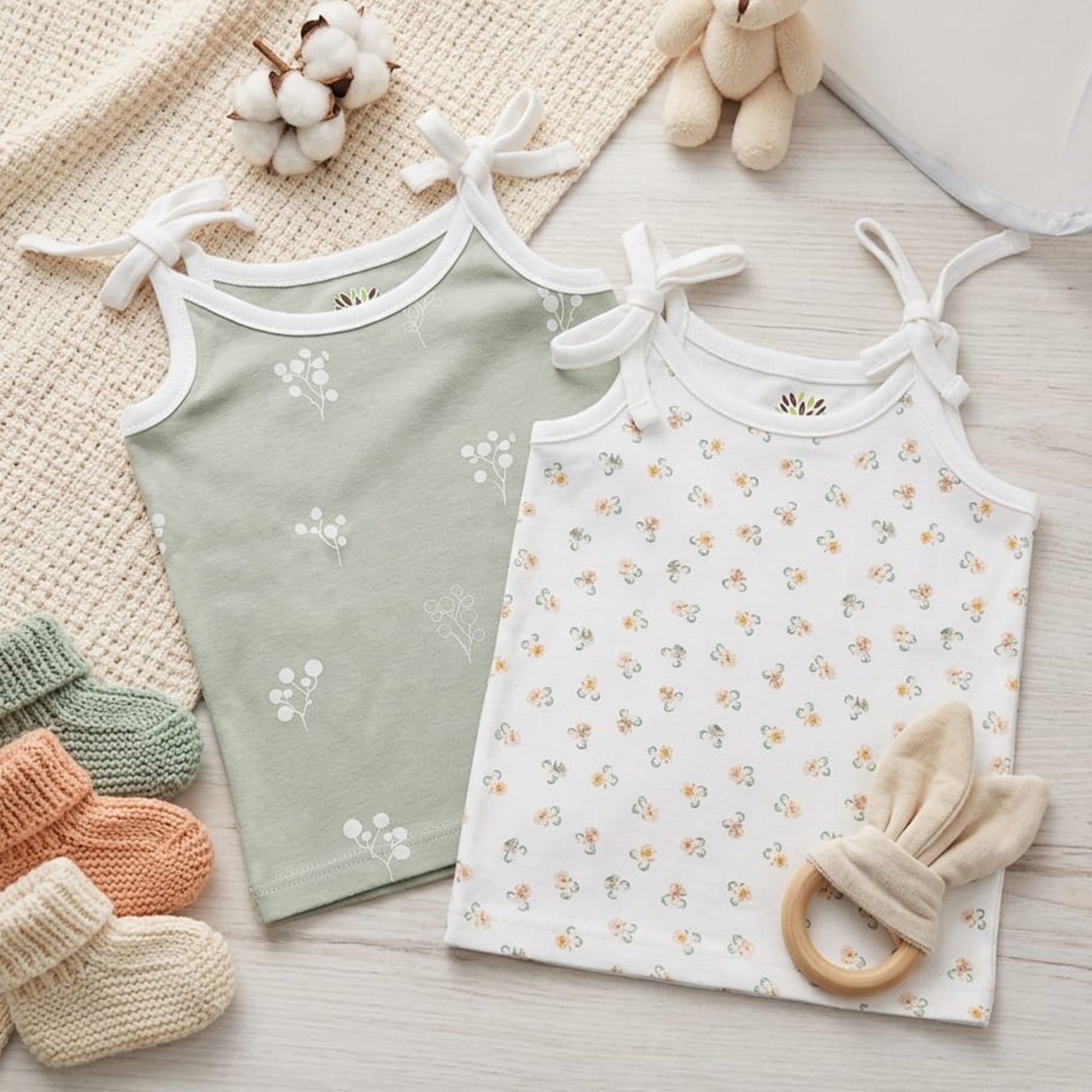 Knotted Jablas - Budprint/ Prim Rose