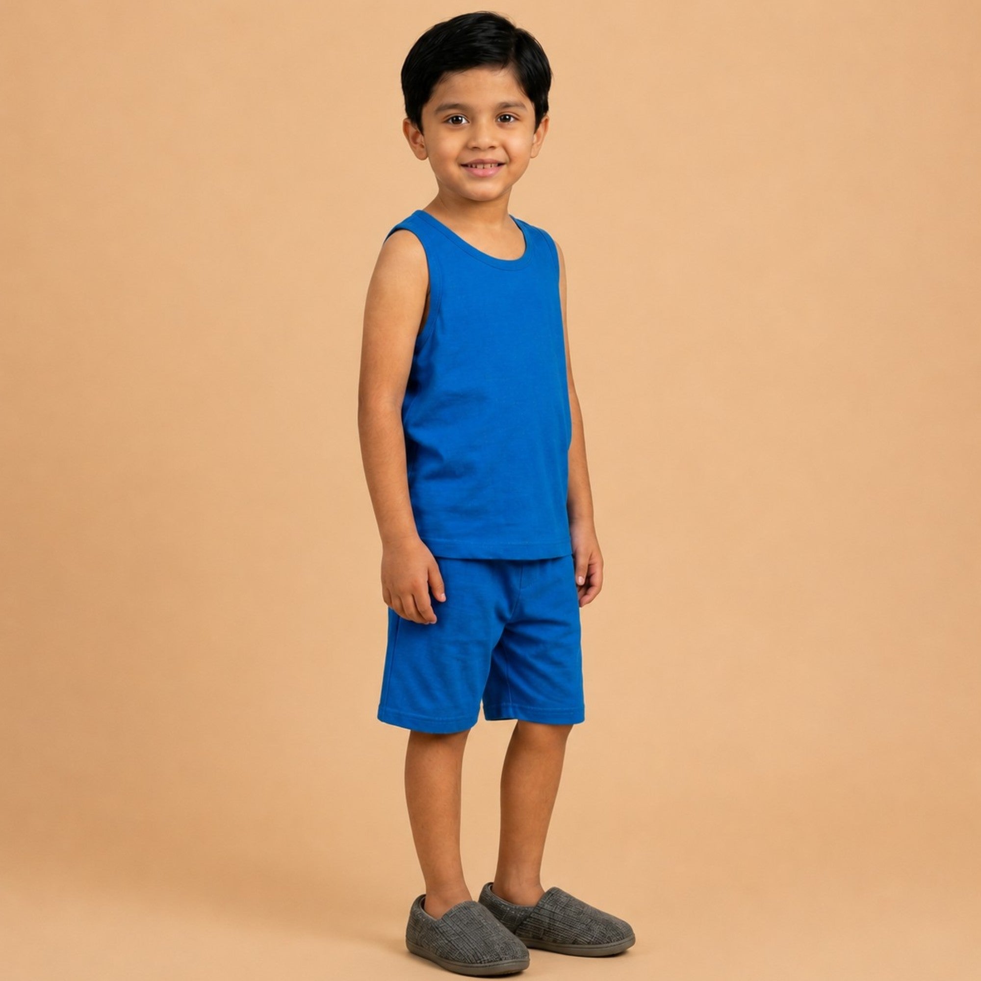 Vest & Shorts - Plain Colour