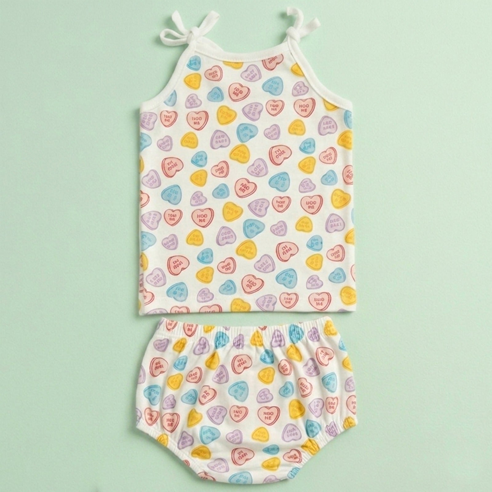 Knotted Jablas - Candy Heart/ Star Print