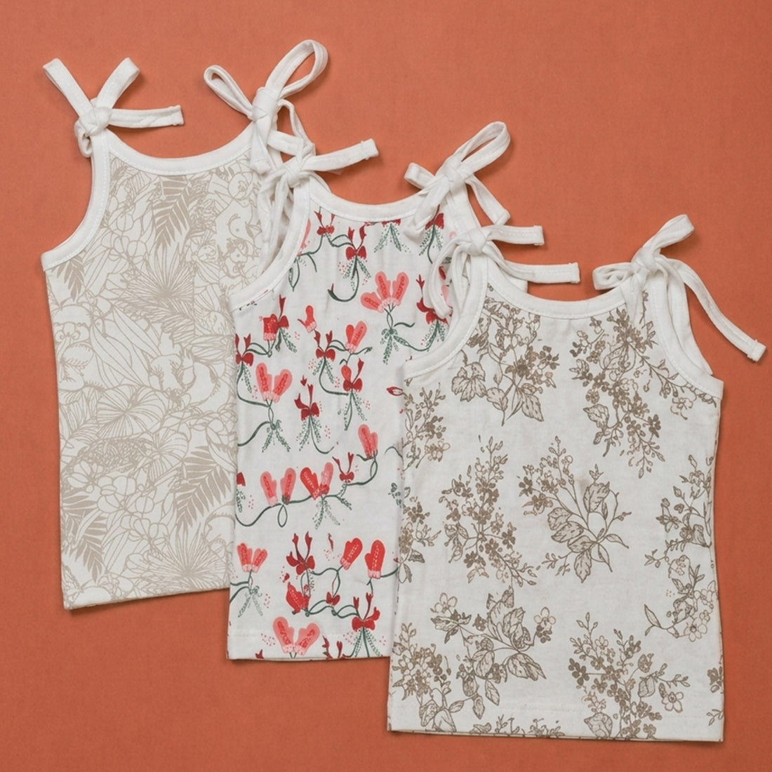 Grey Aop / Mittens / Brown Flower - Jablas