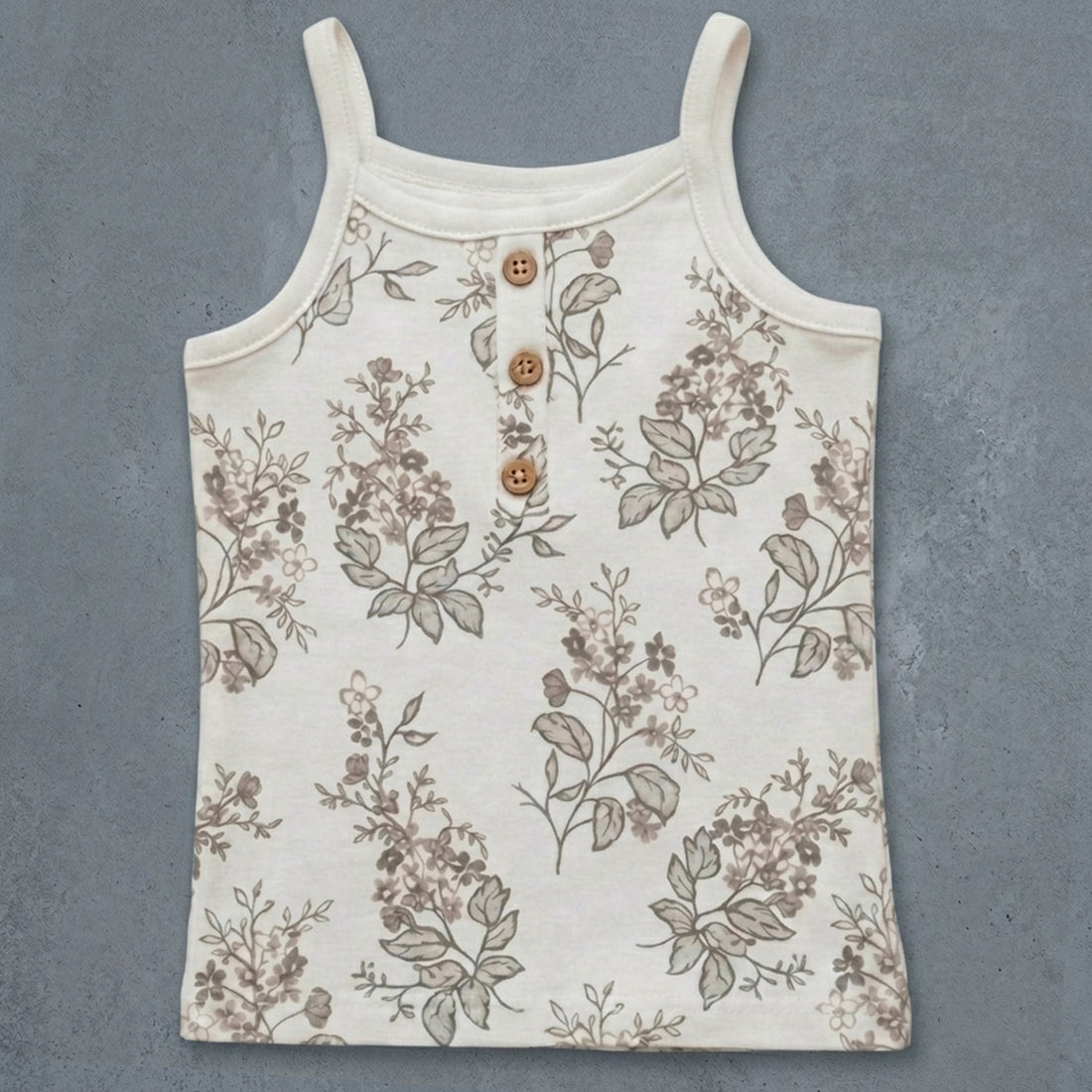 Grey Aop/Mermaid/Brown Flower