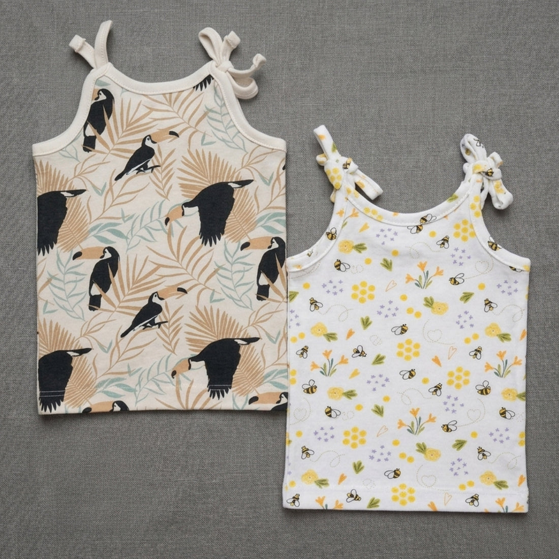 Knotted Jablas - Yellow Bee/ Crew Print