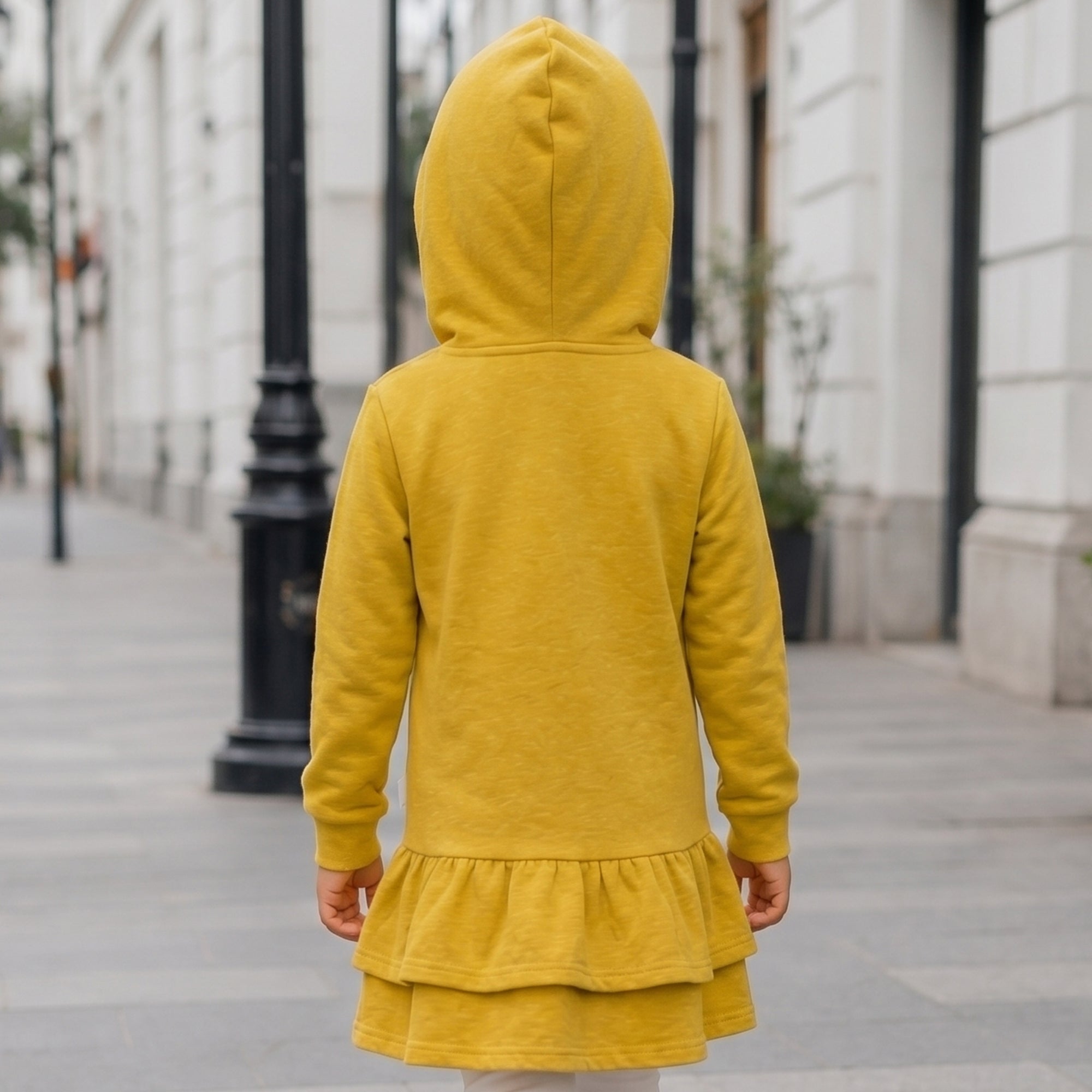 Yellow Hoodie - Chest Print