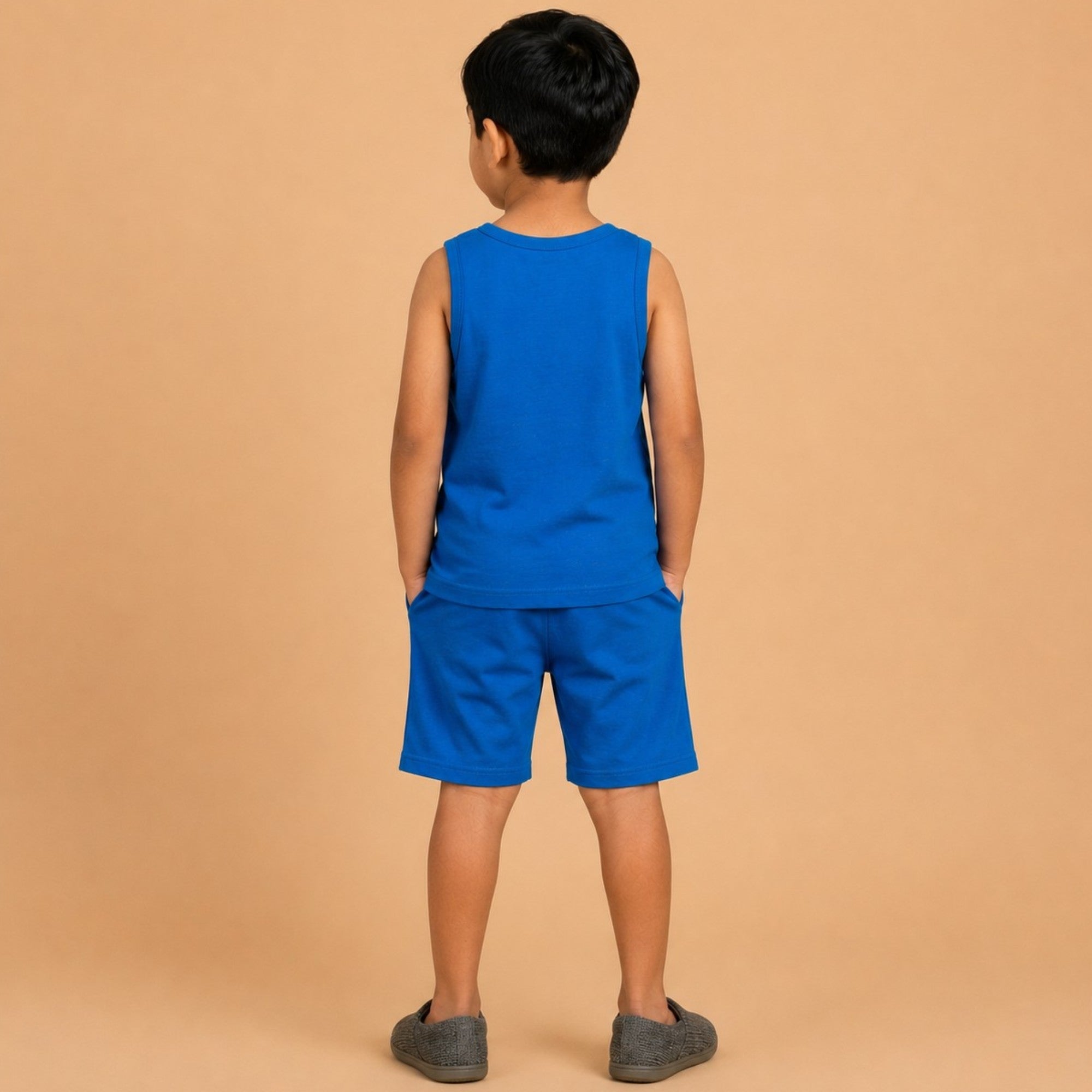 Vest & Shorts - Plain Colour