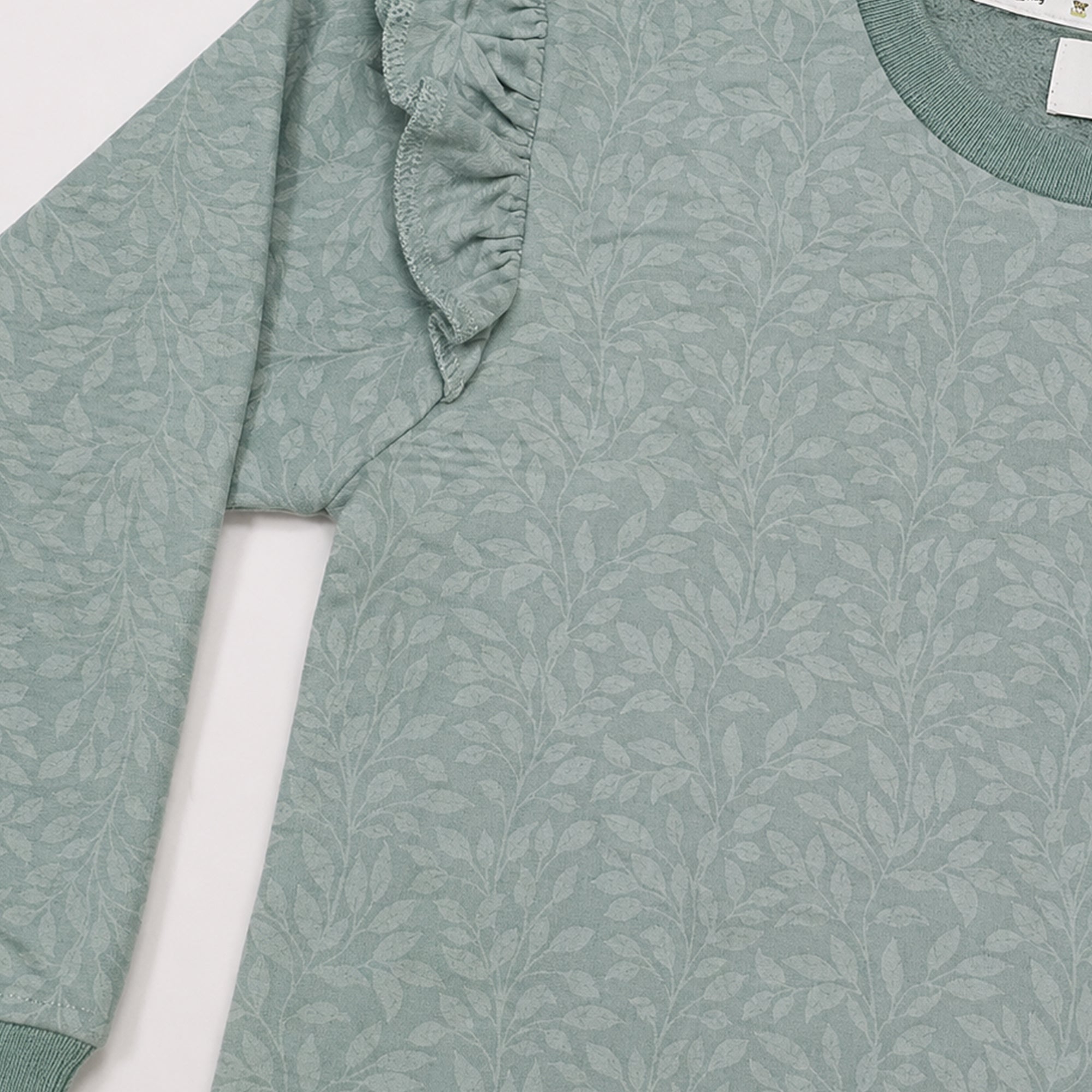 Sweater T-shirt - Leaf Print