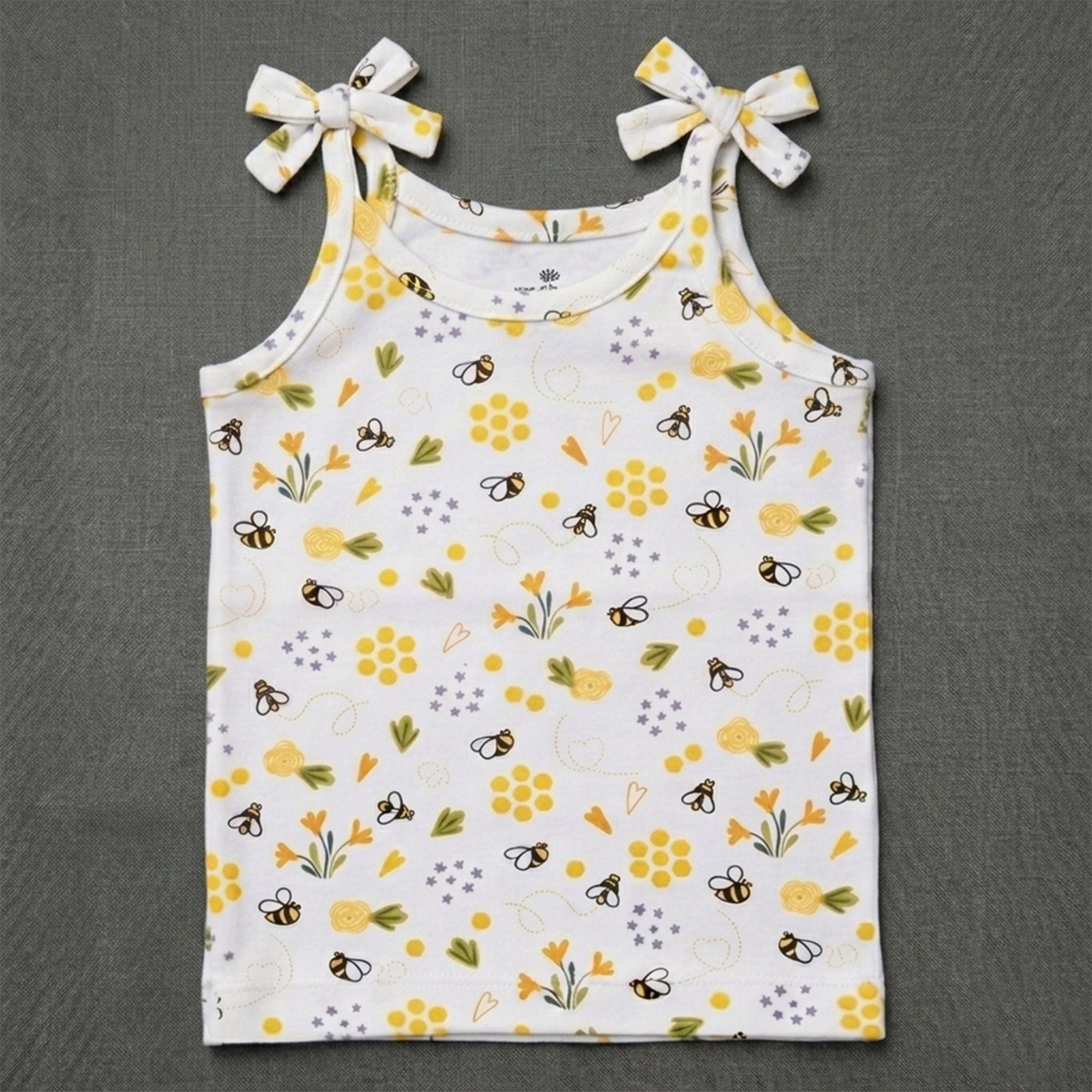 Knotted Jablas - Yellow Bee/ Crew Print