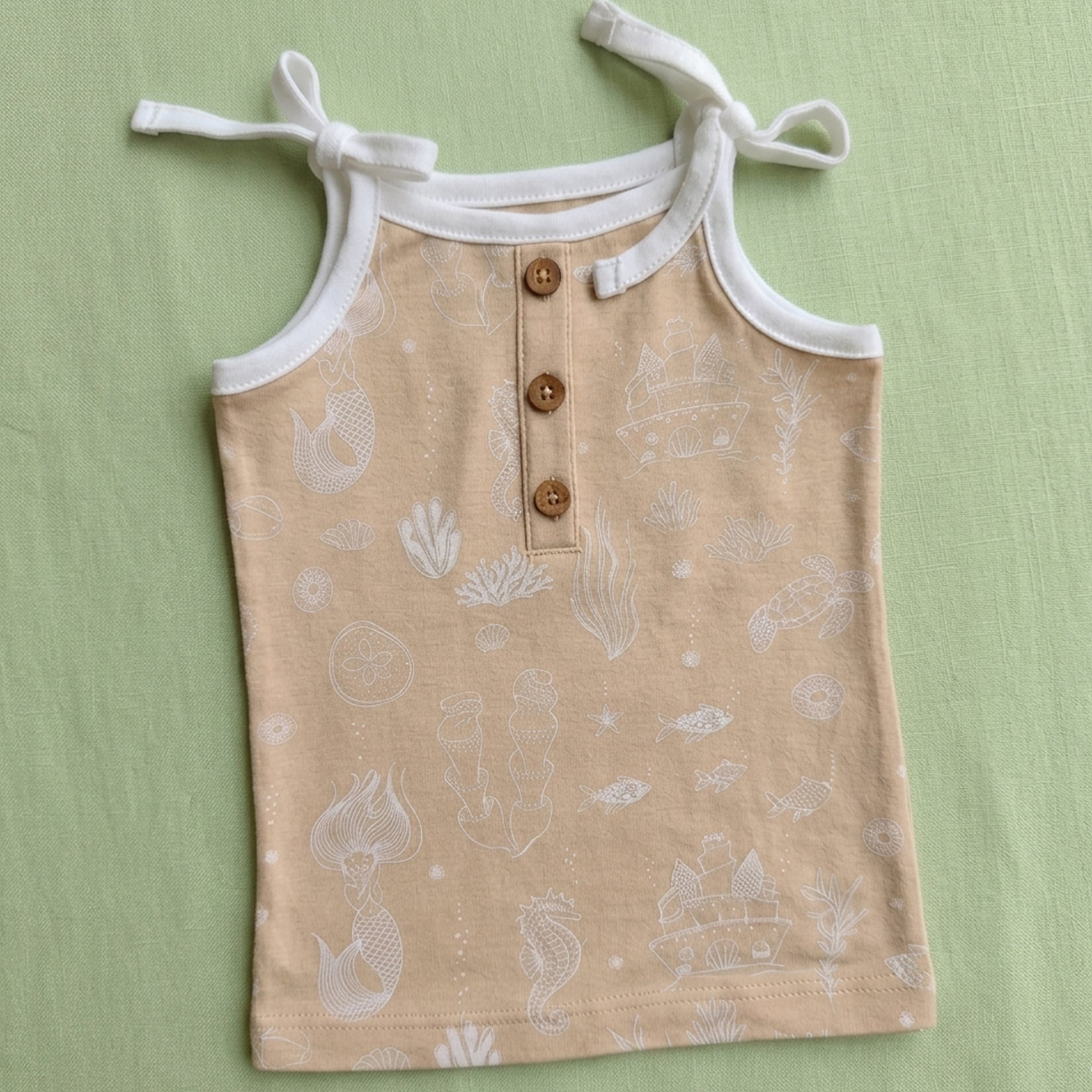 Knotted Jablas - Brown BASE Aop/ Mermaid