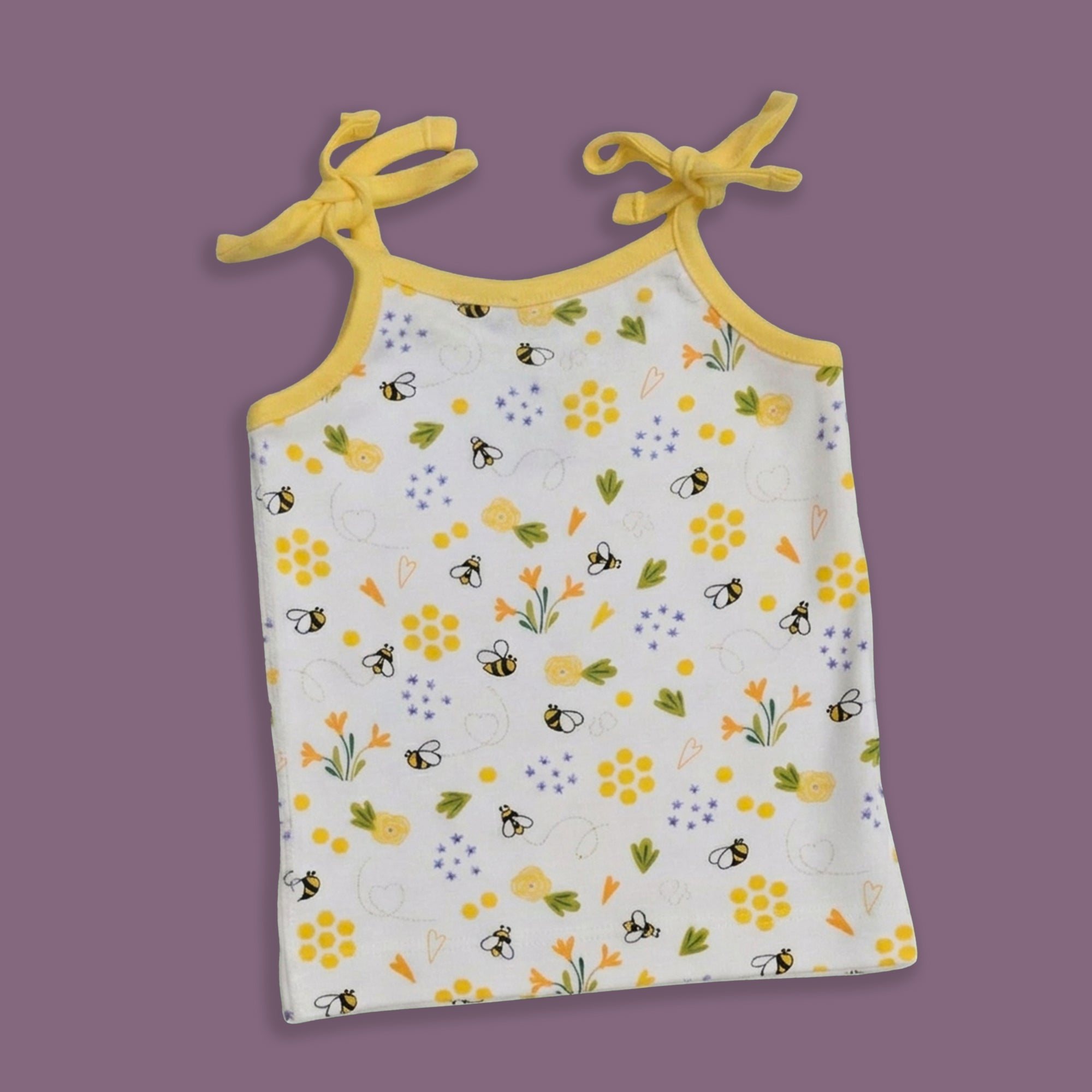 Knotted Jablas - Yellow Bee/ Big Orange Flower