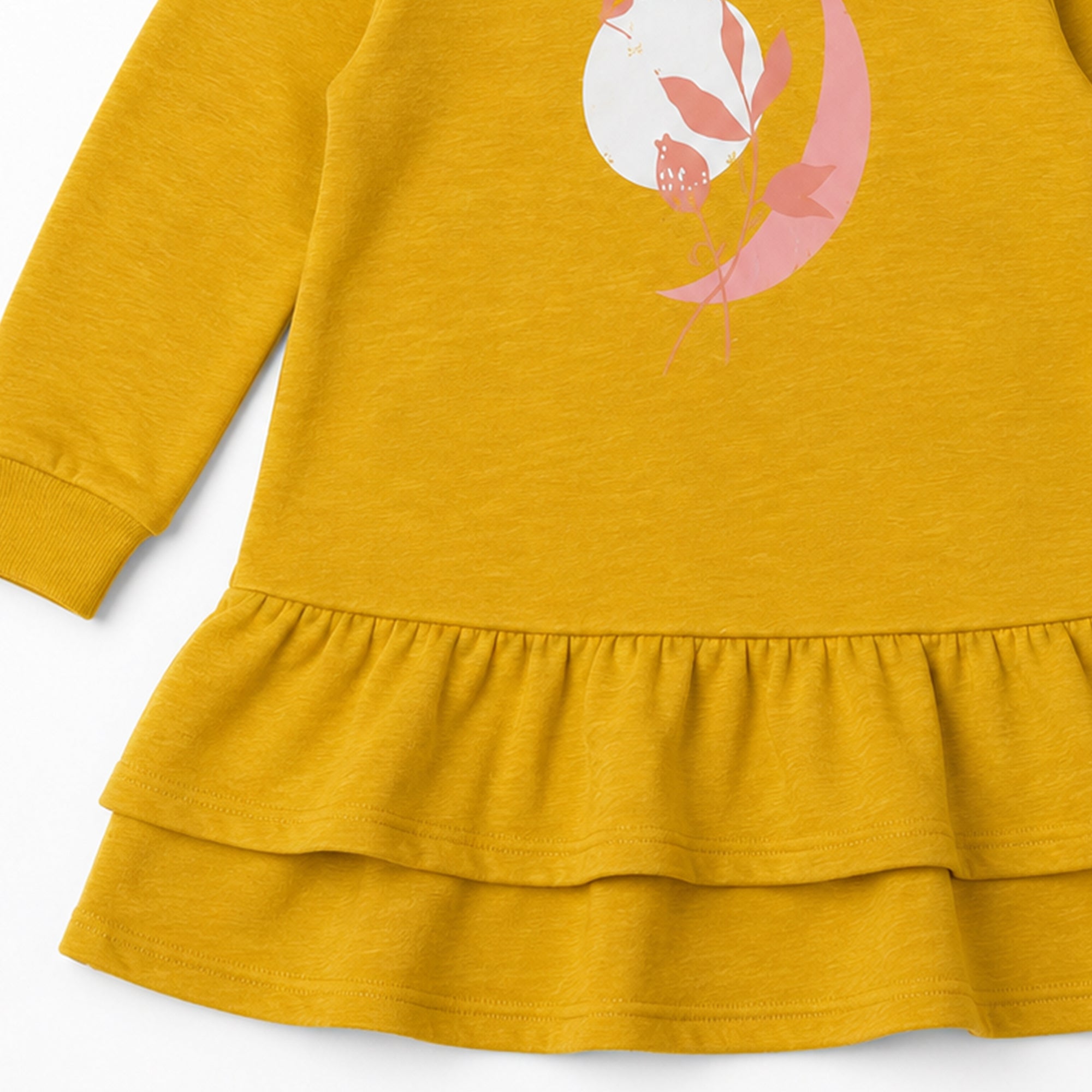 Yellow Hoodie - Chest Print