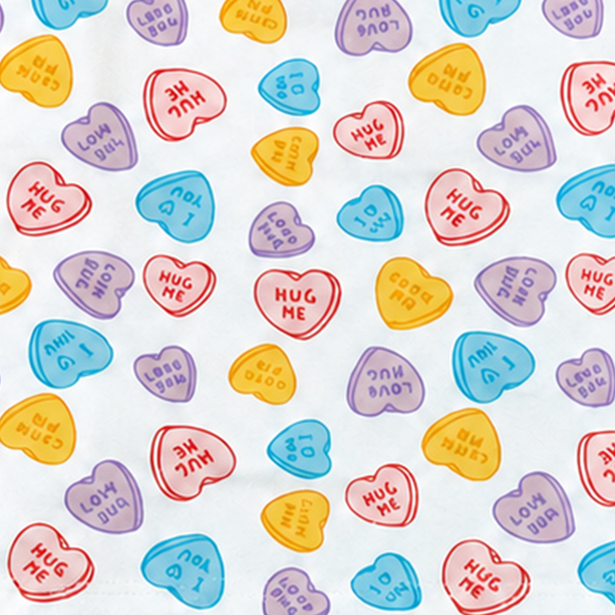 Knotted Jablas - Crew Print/Candy Heart