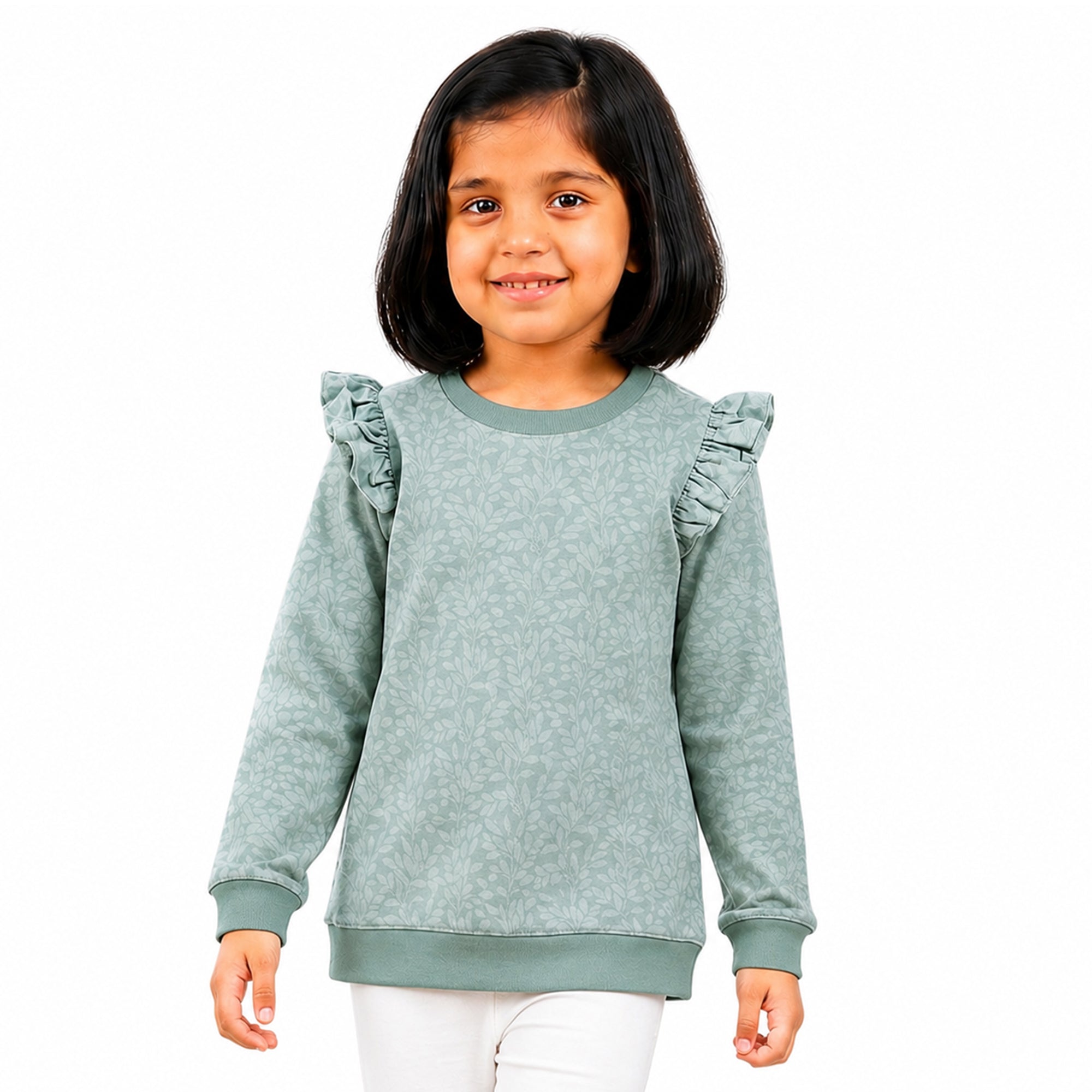 Sweater T-shirt - Leaf Print