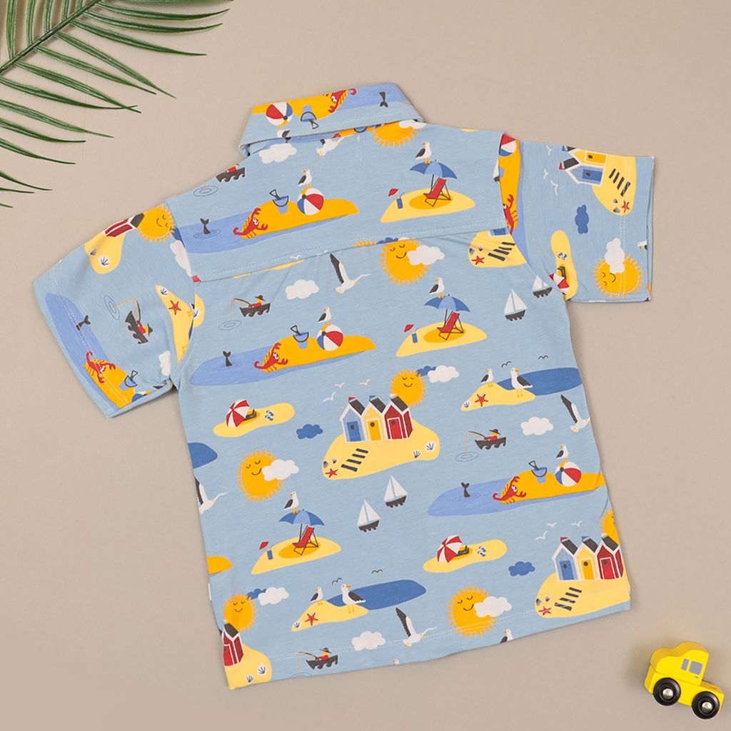 BEACH HOUSE FRONT OPEN SHIRT