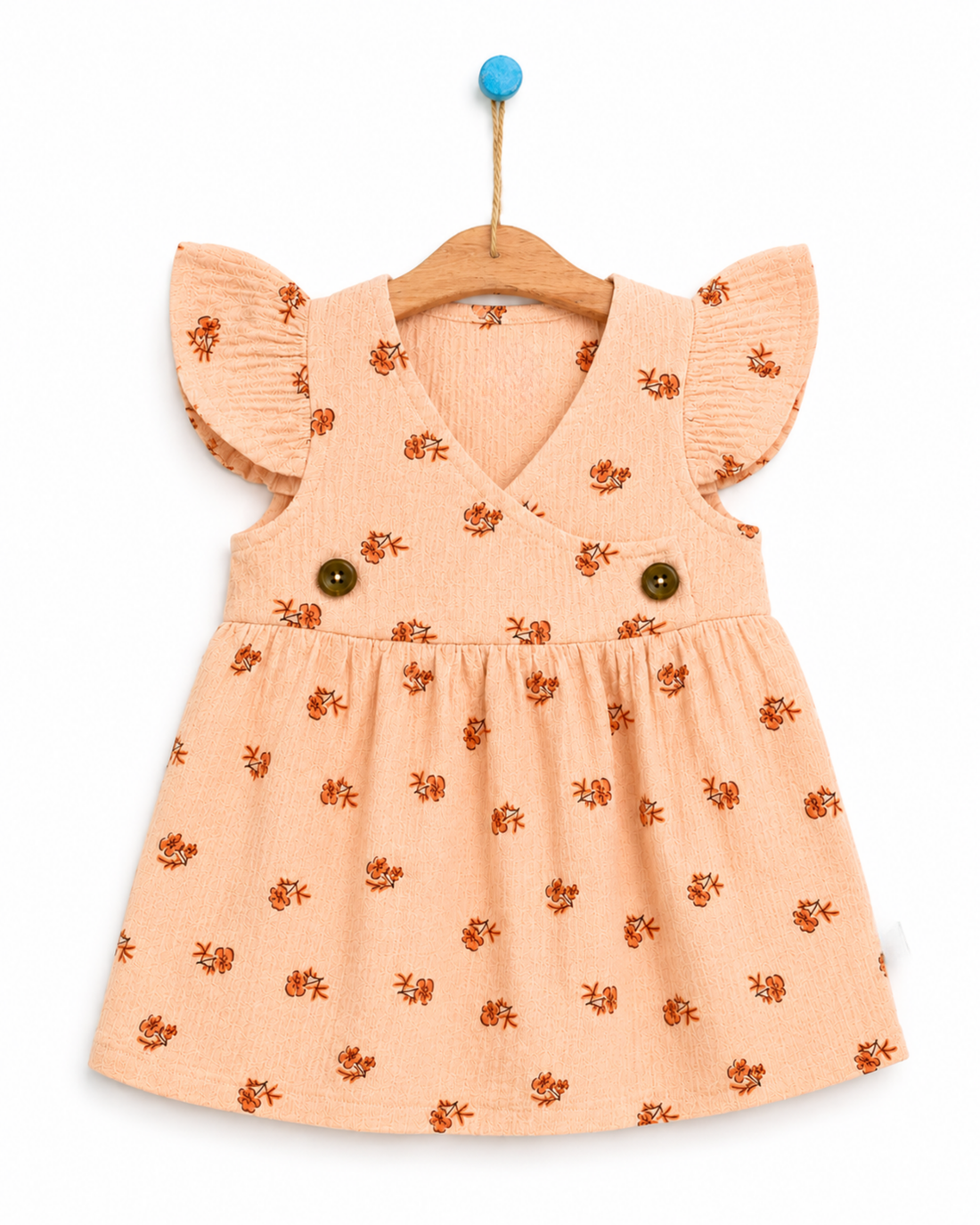 Dusty Rose  Muslin Sleeveless Dress With Bloomer