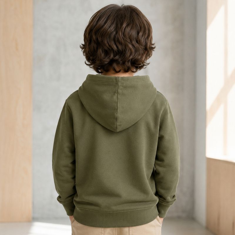 Wolf Print Hoodie