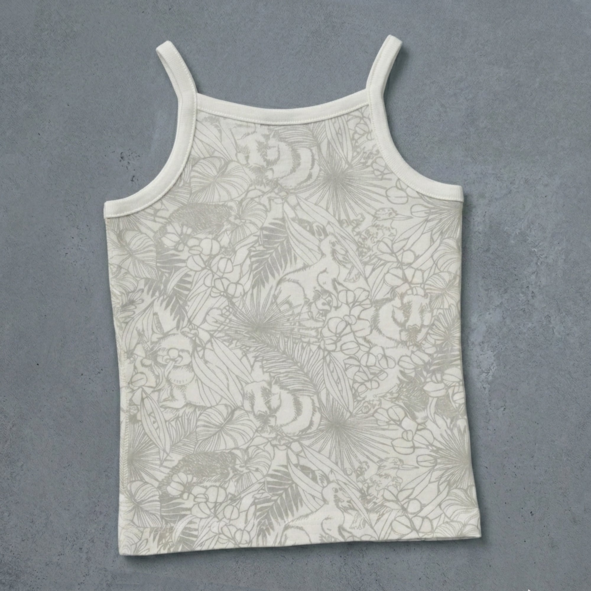 Grey Aop/Mermaid/Brown Flower