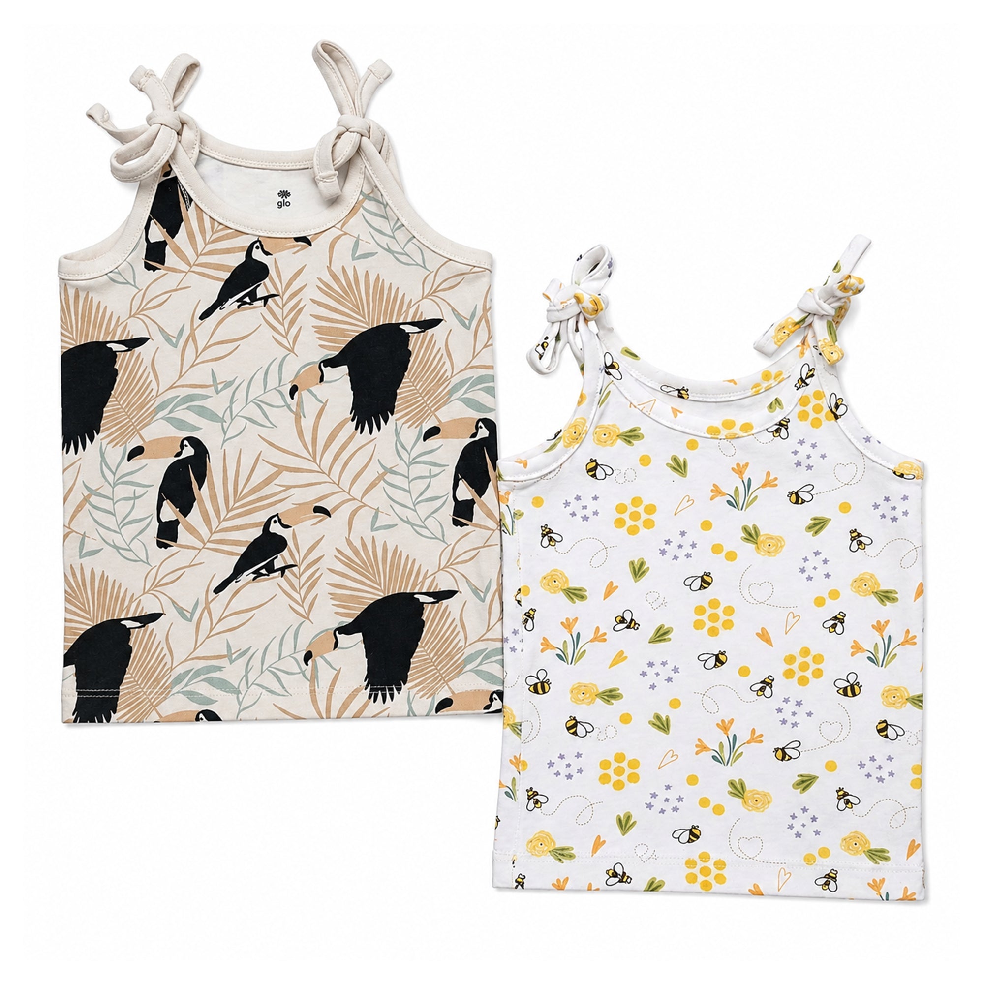 Knotted Jablas - Yellow Bee/ Crew Print