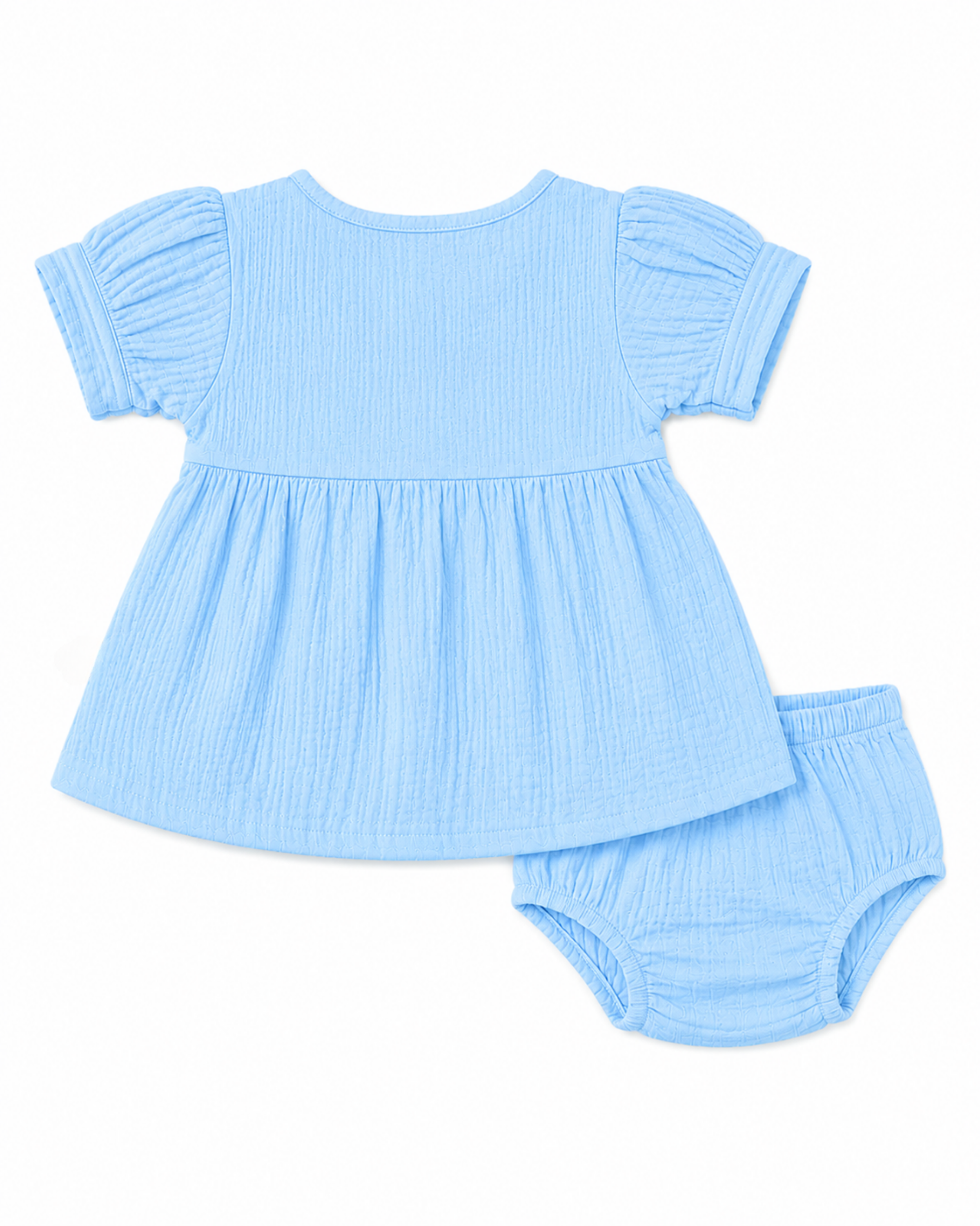 Half Sleeve Dress With Bloomer