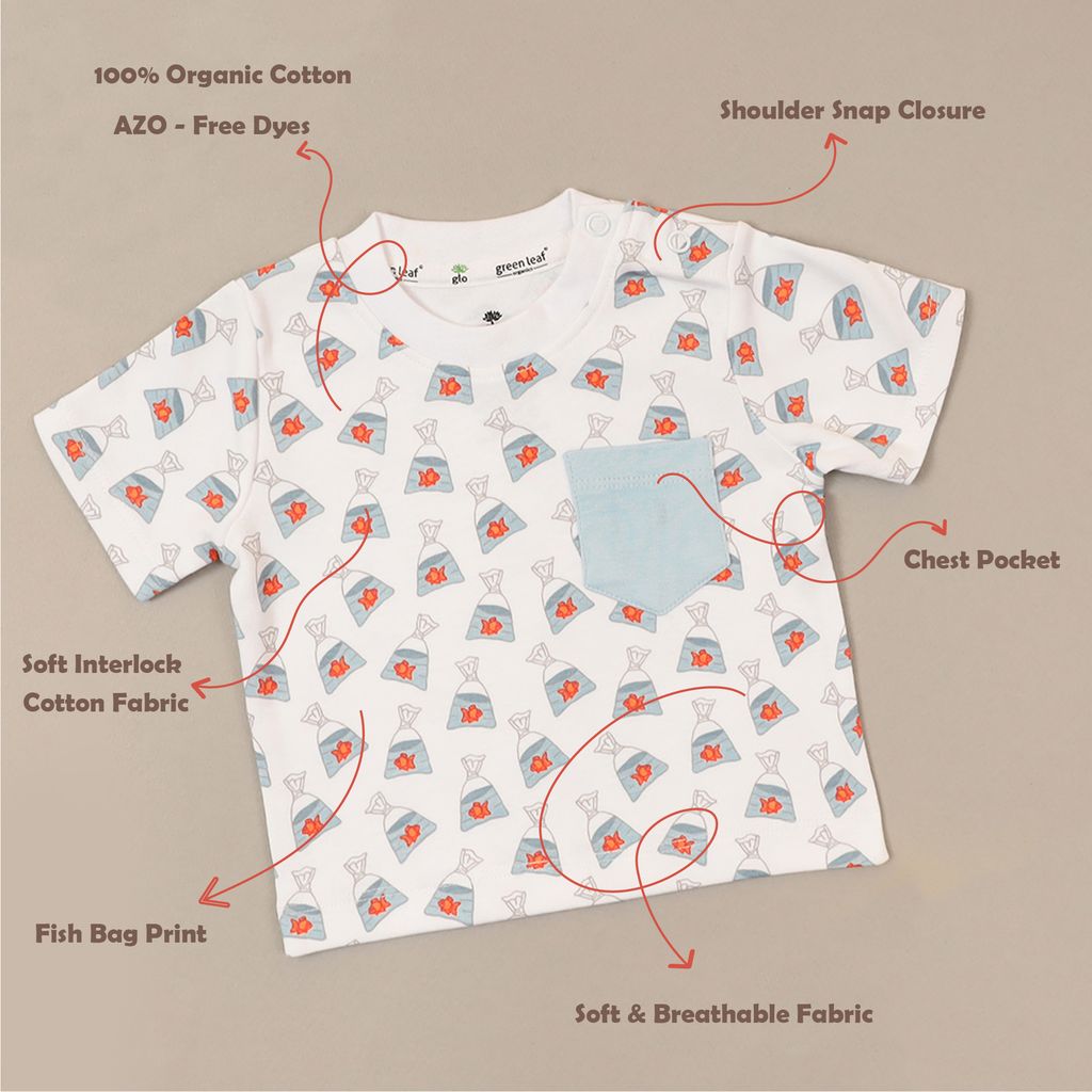 MIXED POCKET T-SHIRT