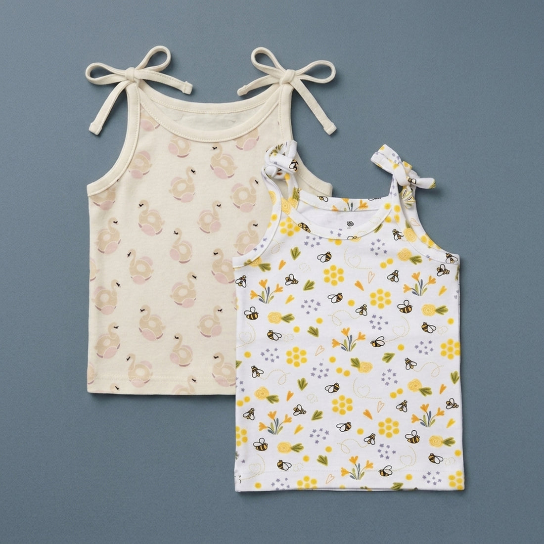 Knotted Jablas - Yellow Bee/Duck Print