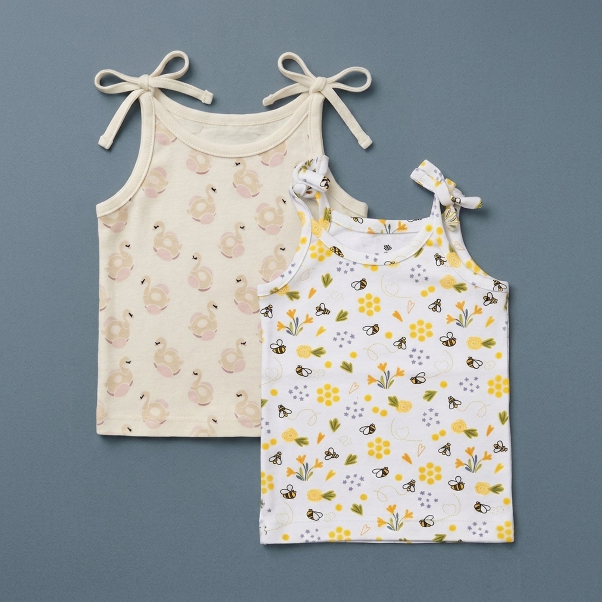 Knotted Jablas - Yellow Bee/Duck Print