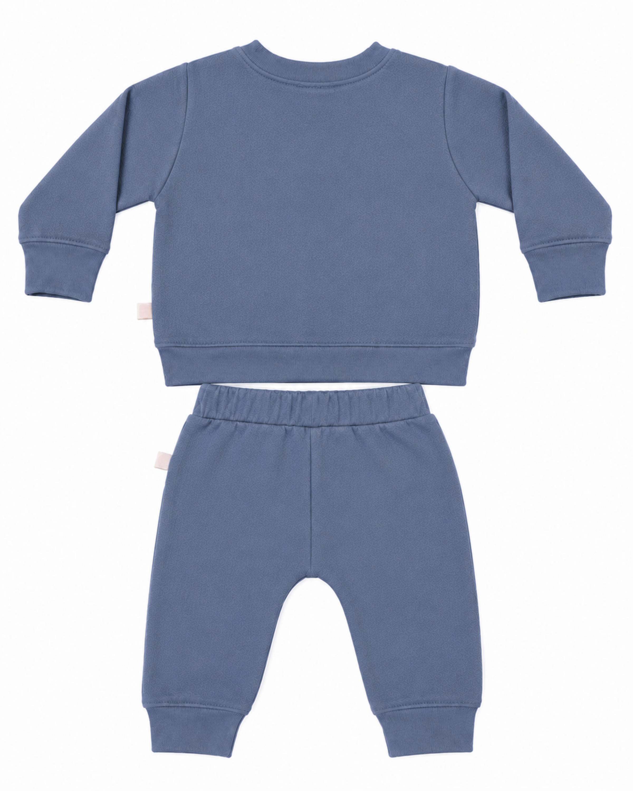 Blue Sweater Panda Print T-shirt And Pant