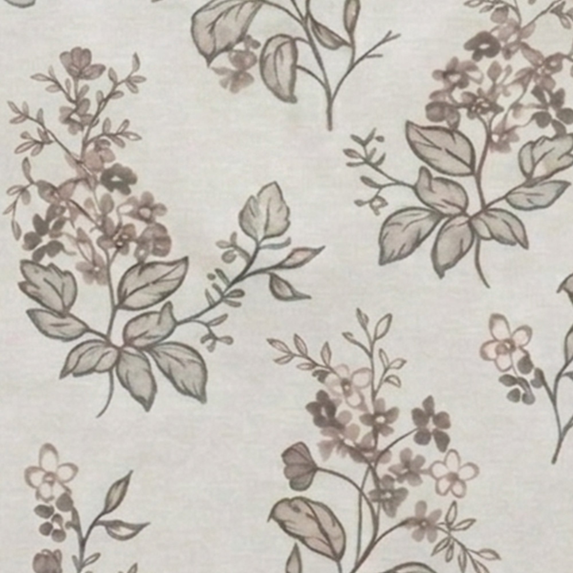 Grey Aop/Mermaid/Brown Flower