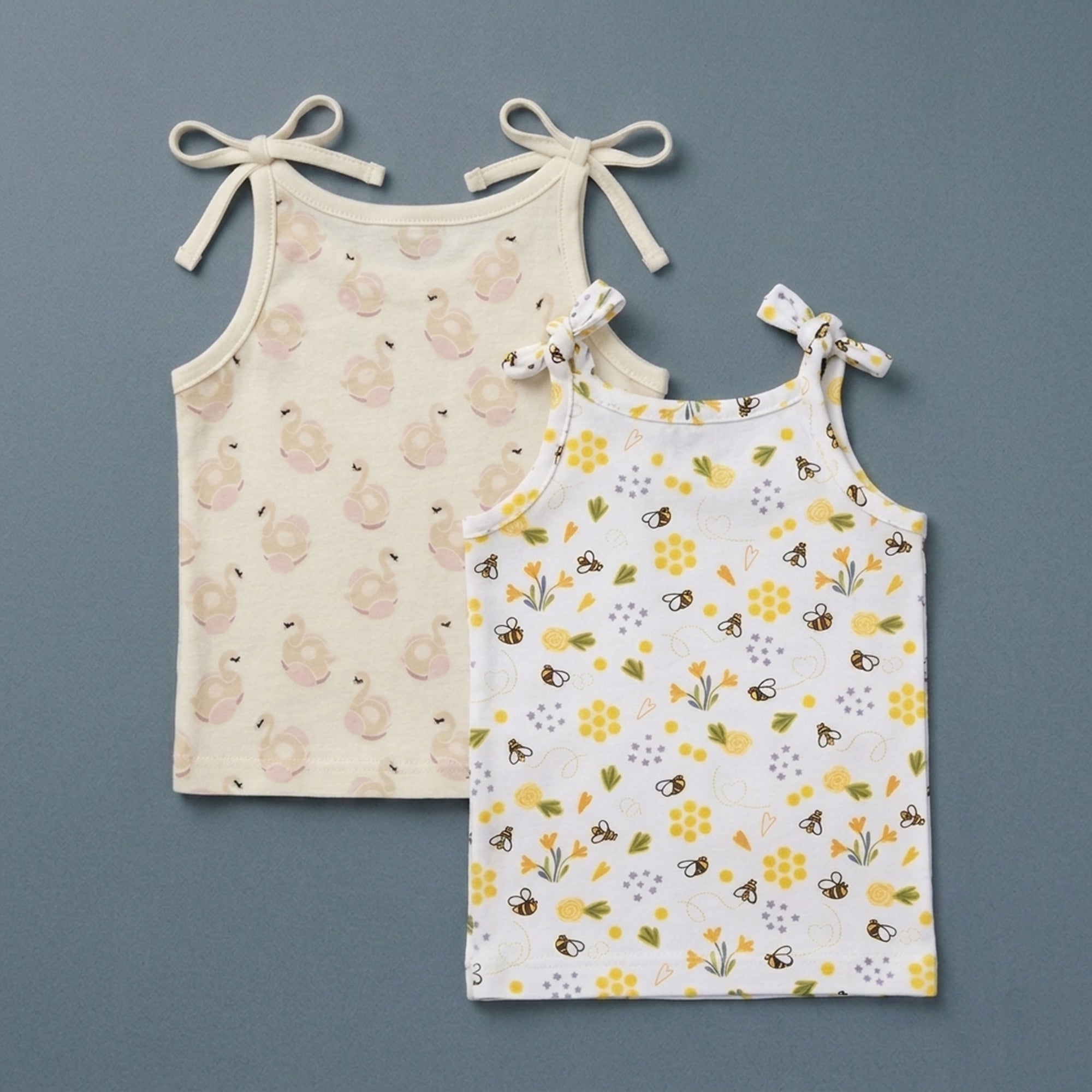 Knotted Jablas - Yellow Bee/Duck Print