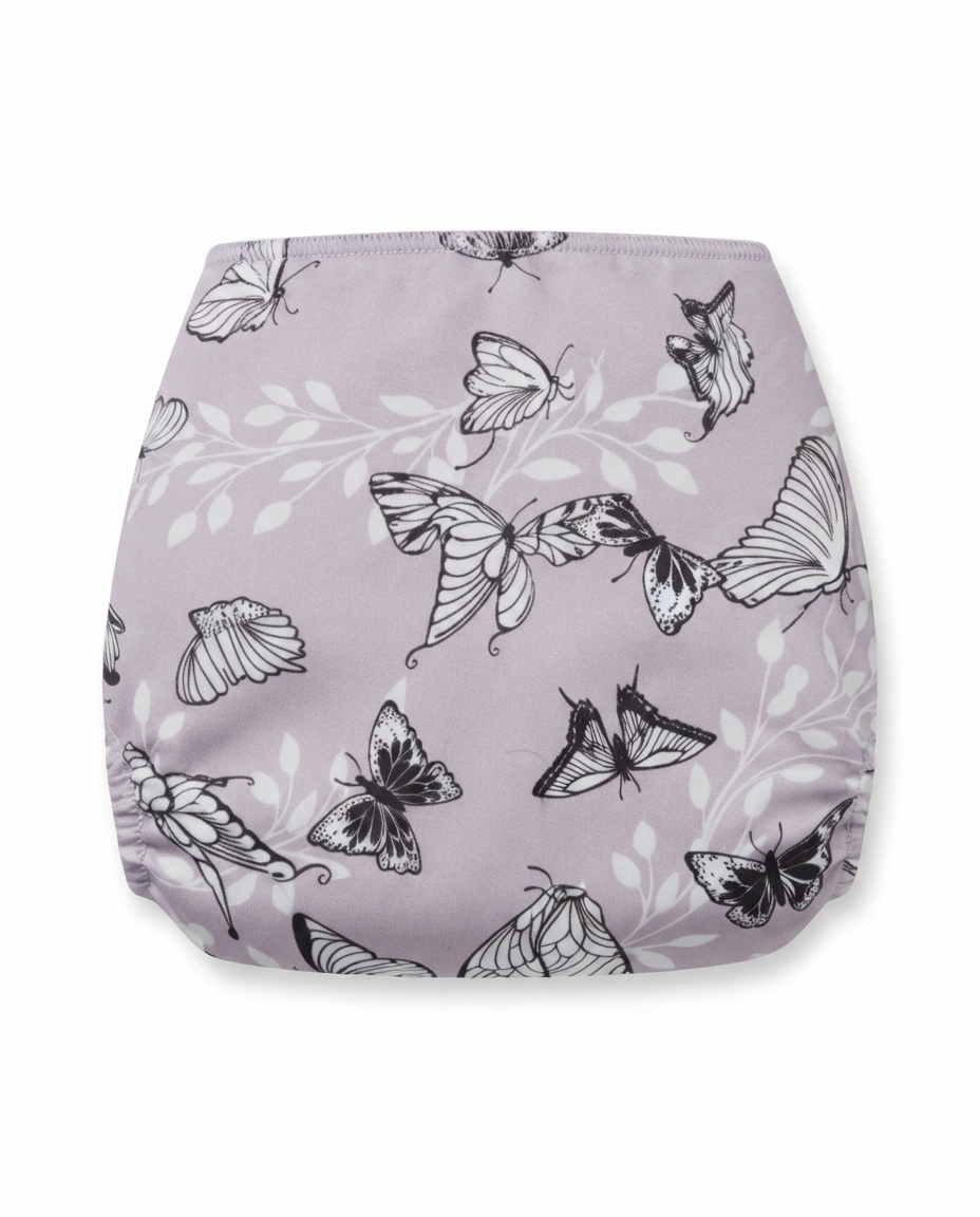 Green Leaf Organics Reusable Cloth Diaper | Organic Cotton | Adjustable Fit