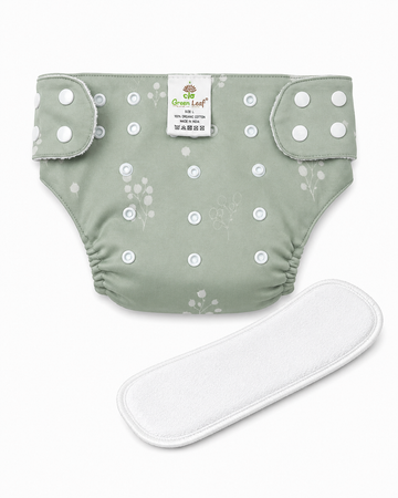 Washable Baby Diaper with Detachable Pad