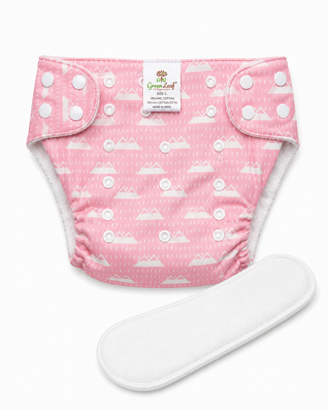 Washable Baby Diaper with Detachable Pad