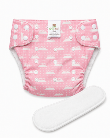Washable Baby Diaper with Detachable Pad