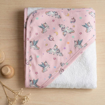 UNICORN PRINT RECEIVING  BLANKET