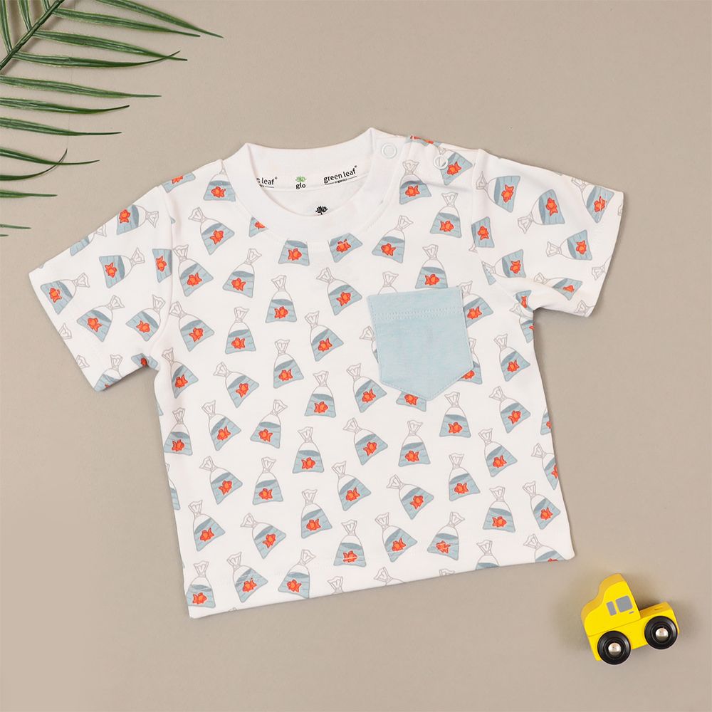 MIXED POCKET T-SHIRT