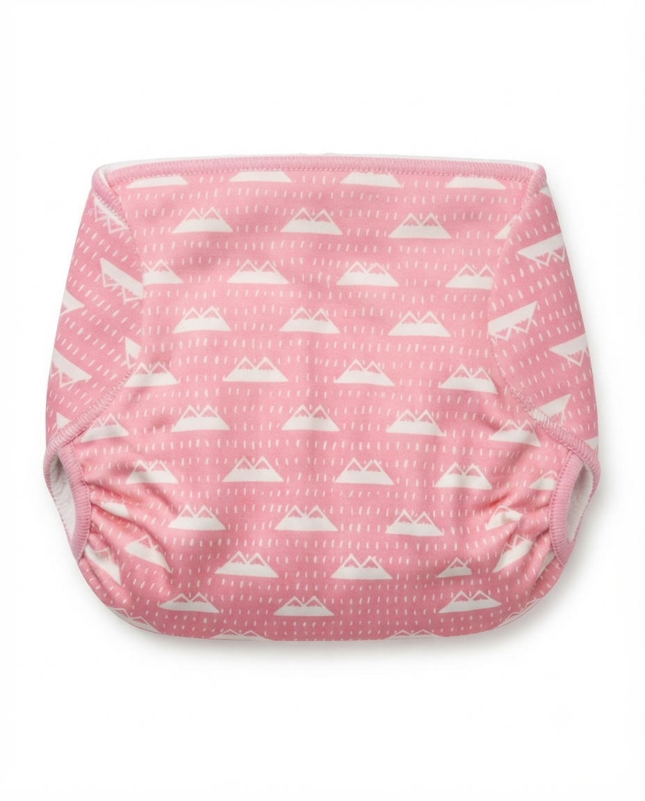 Baby Reusable Diaper Nappy with White Knot | Washable & Soft