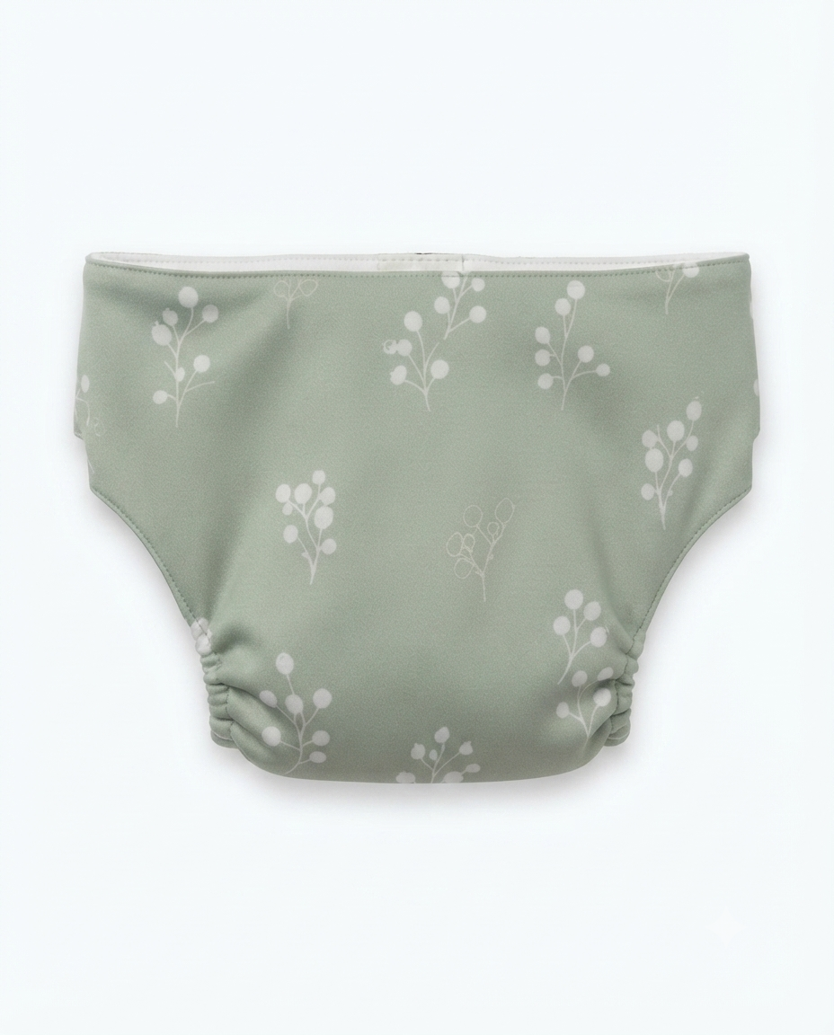 Baby Reusable Diaper Nappy with White Knot | Washable & Soft