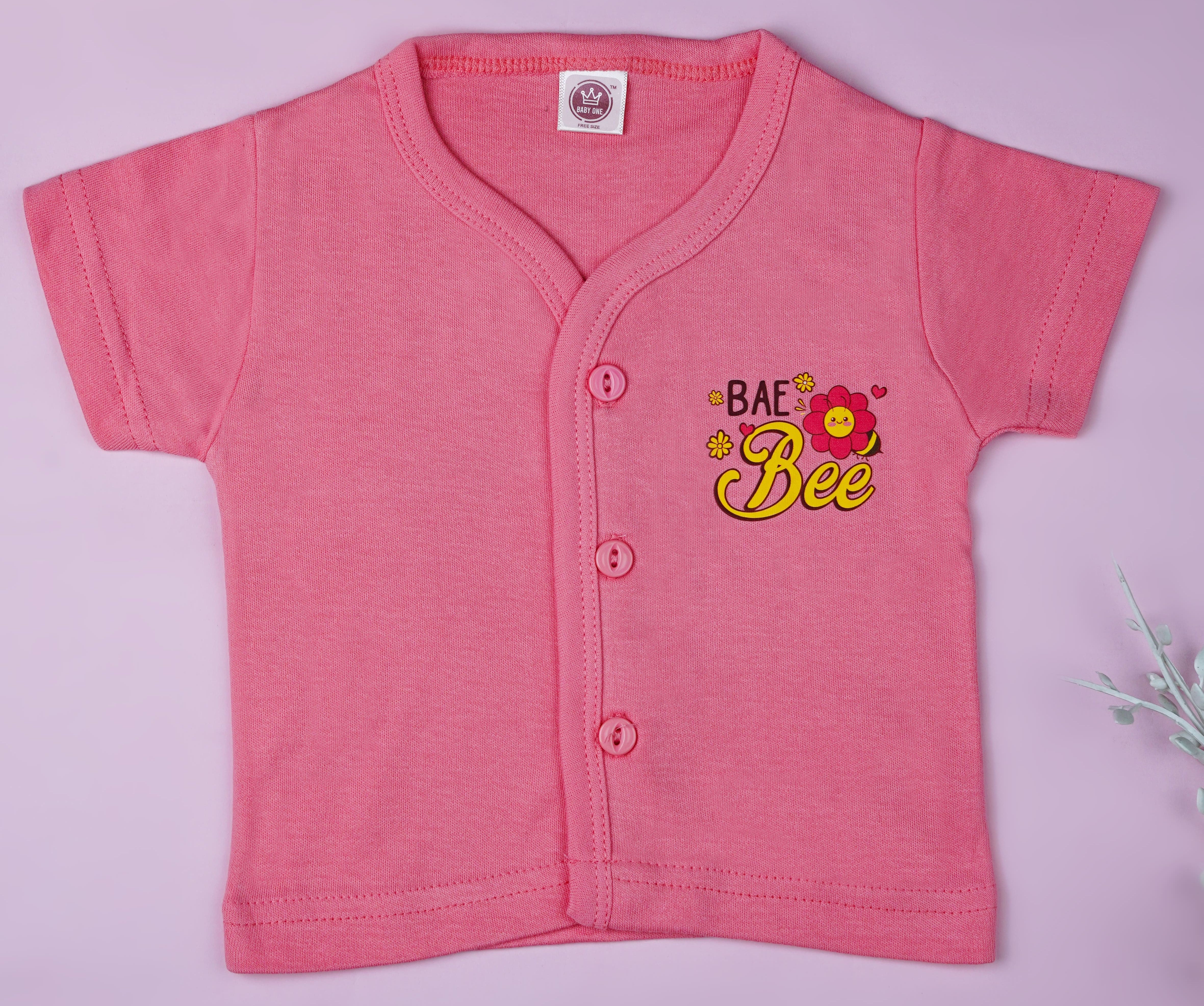Baby Half Sleeve Front Open Vest