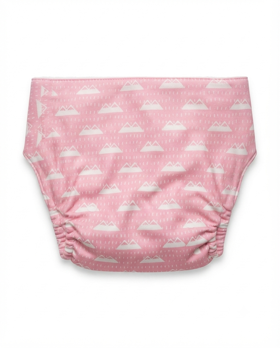 Green Leaf Organics Reusable Cloth Diaper | Organic Cotton | Adjustable Fit | 0-3 Years