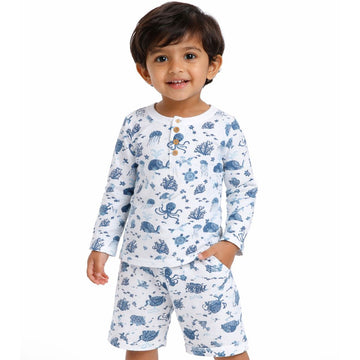 SEA ANIMAL TEE & SHORTS