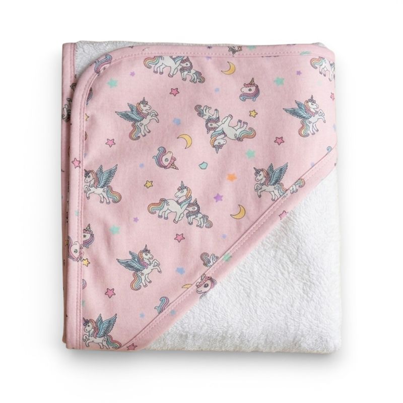 UNICORN PRINT RECEIVING  BLANKET