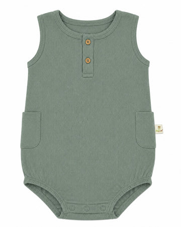 Pointelle|Unisex Romper|Sleeveless