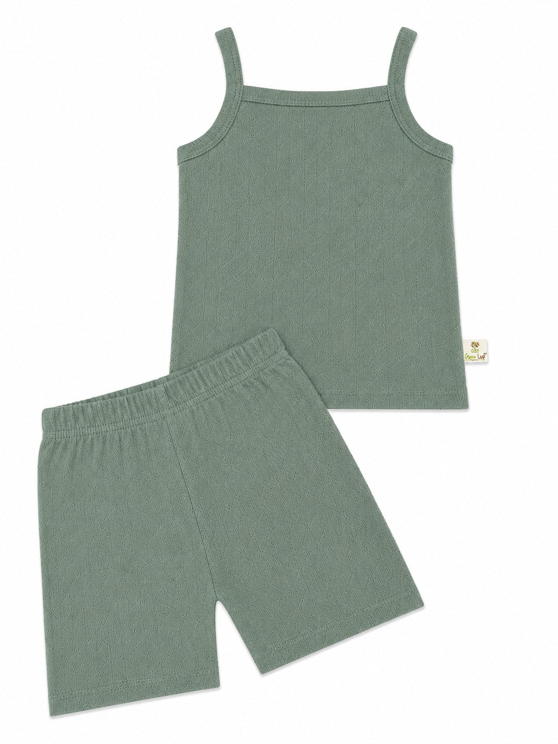 Pointelle Vest & shorts Set | Unisex