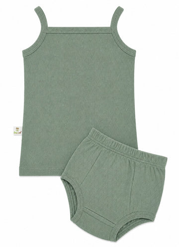 Pointelle Vest & Bloomers Set | Unisex
