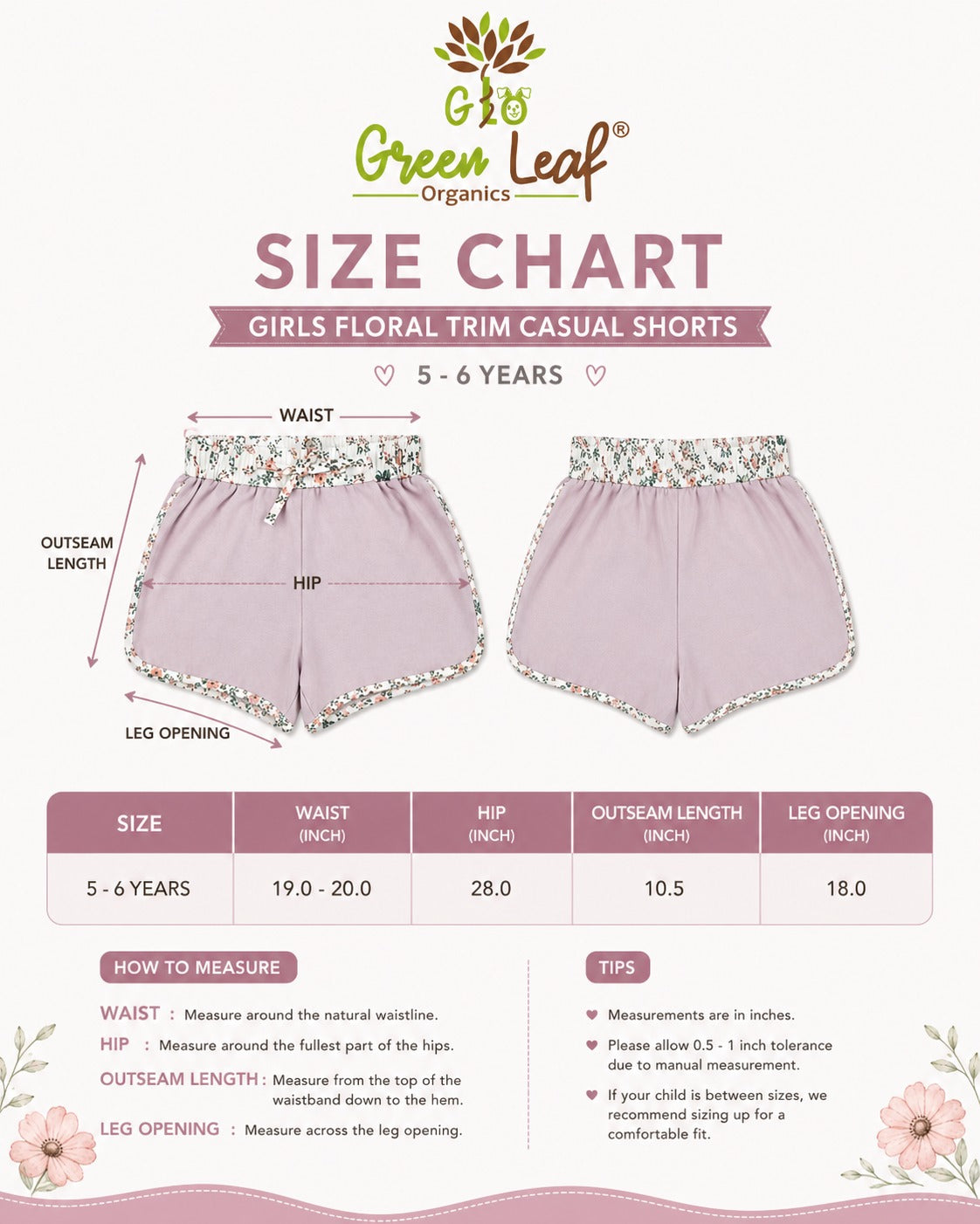 Girls Cotton Shorts