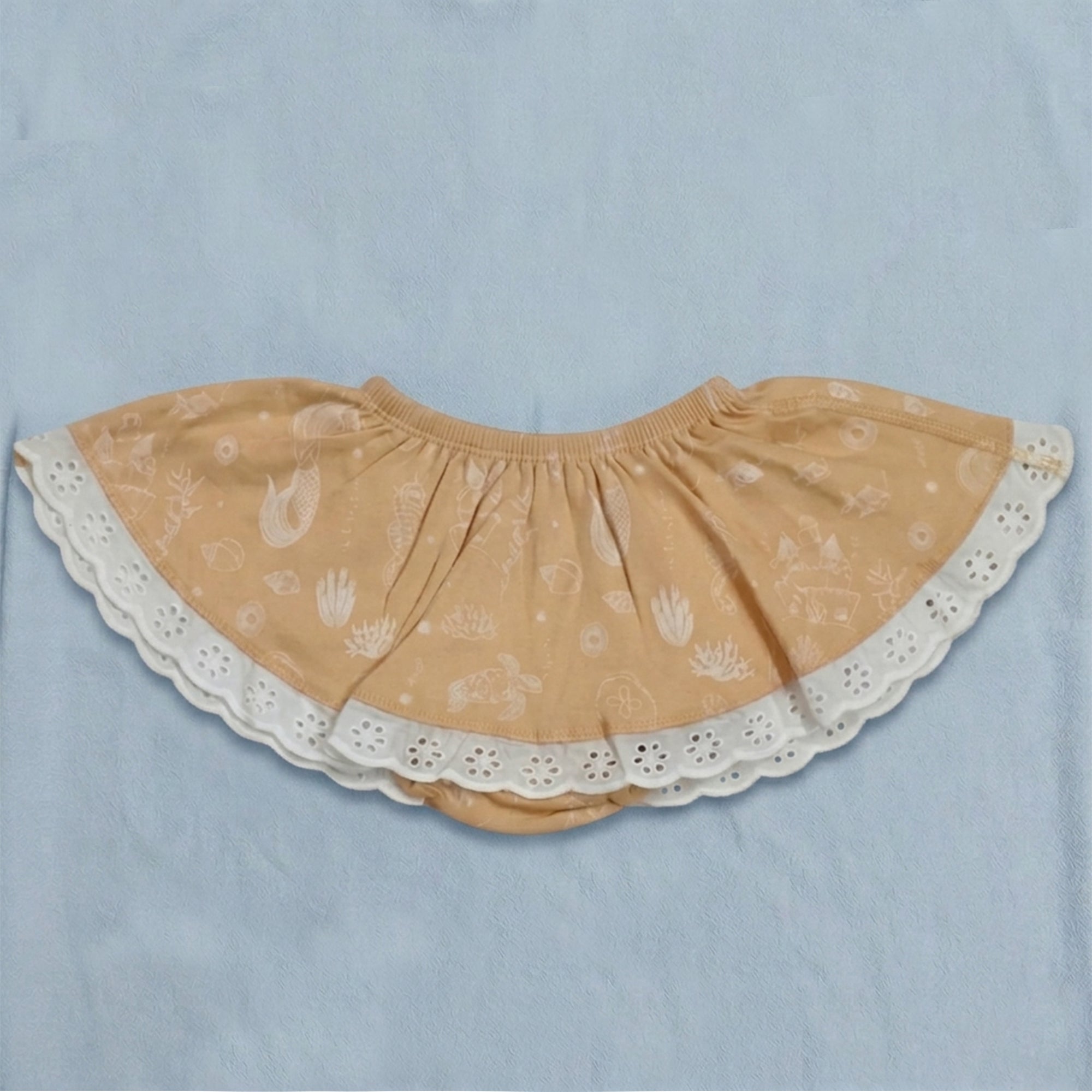 Skirt Bloomer - Mermaid/Mittens/Brown Flower