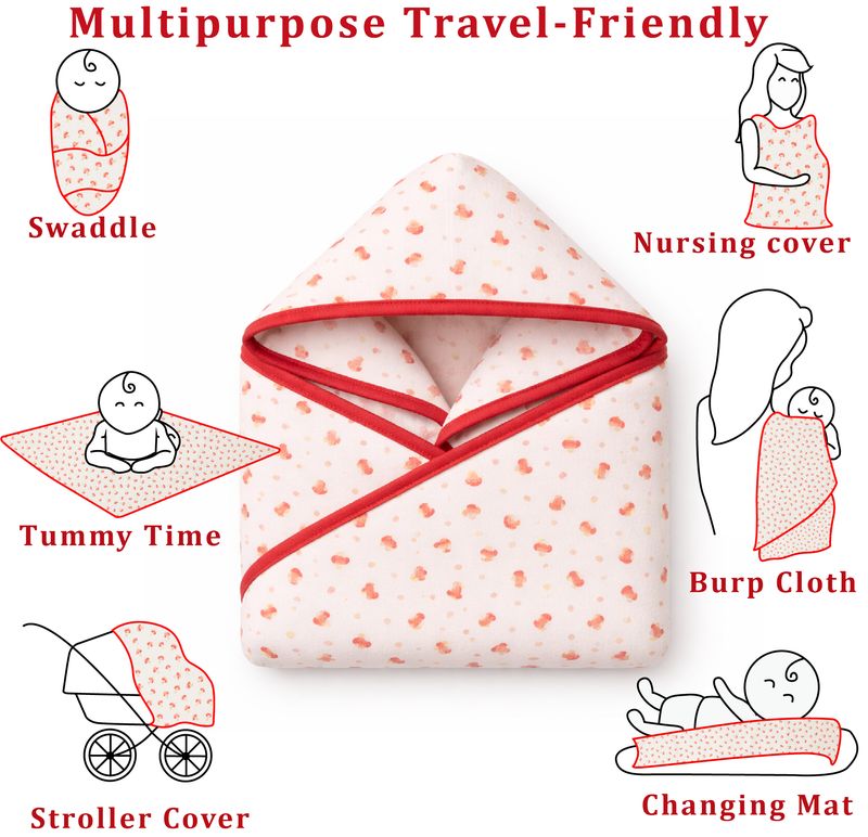 MUSHROOM  HOOD-BLANKET