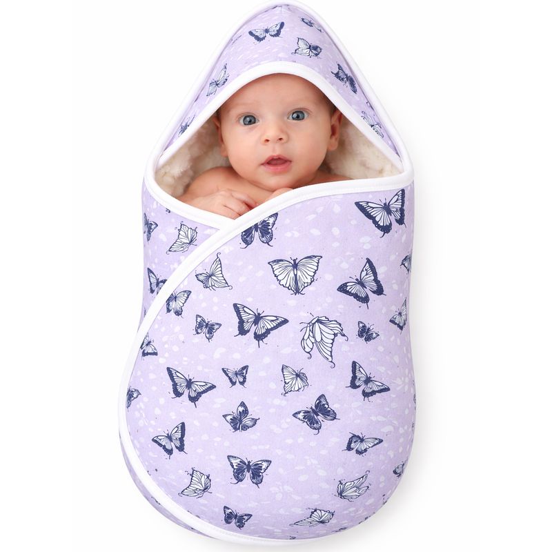 BUTTERFLY AOP HOOD-BLANKET