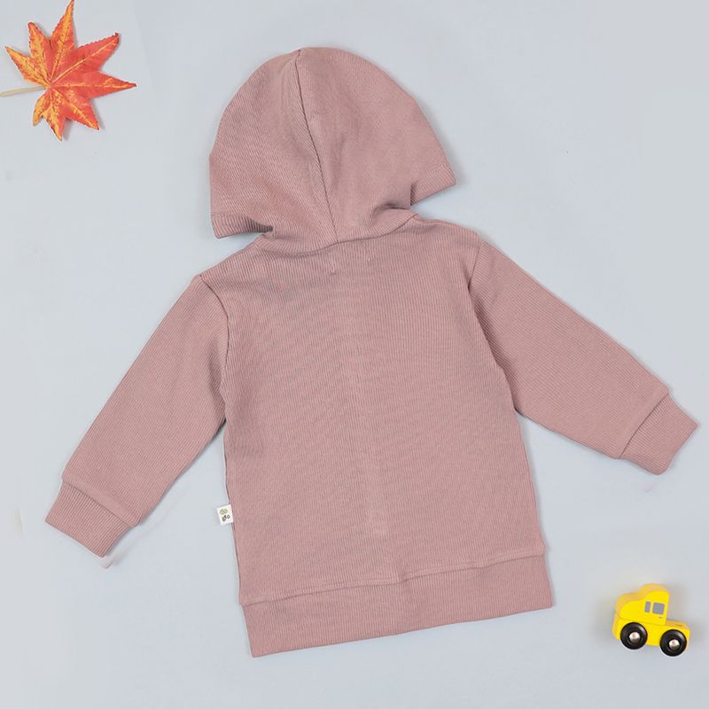 VIOLET  BUTTON HOODED